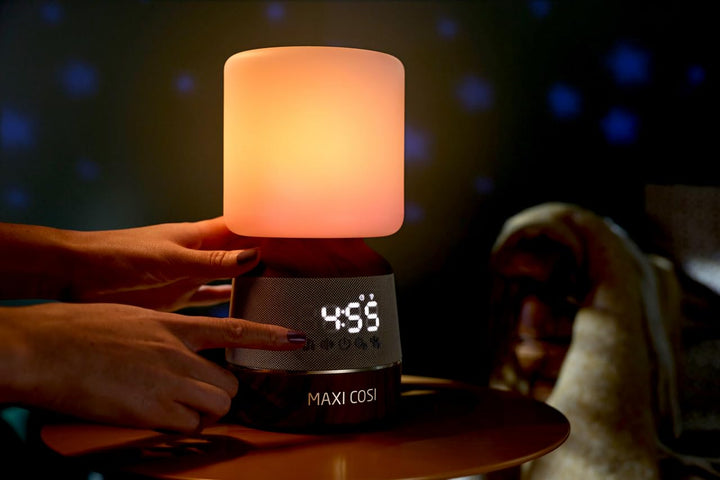 Maxi-Cosi Soothe Pro Smartes 3-in-1-Gerät, Nachthimmel-Projektor, Vom Nachtlicht zur Digitaluhr, Vol
