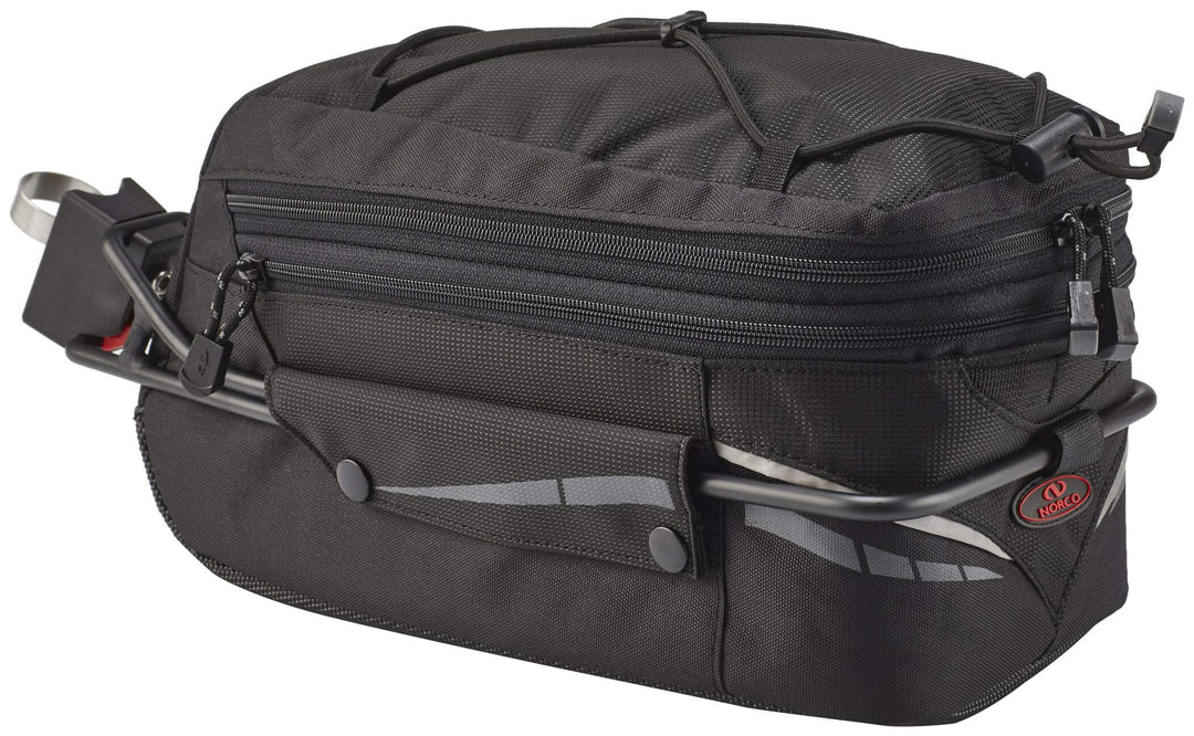 Norco Canmore Sattelstütztasche - Satteltasche bis zu 3kg Belastung Schwarz 35 x 17 x 18 cm, 8,5 / 1
