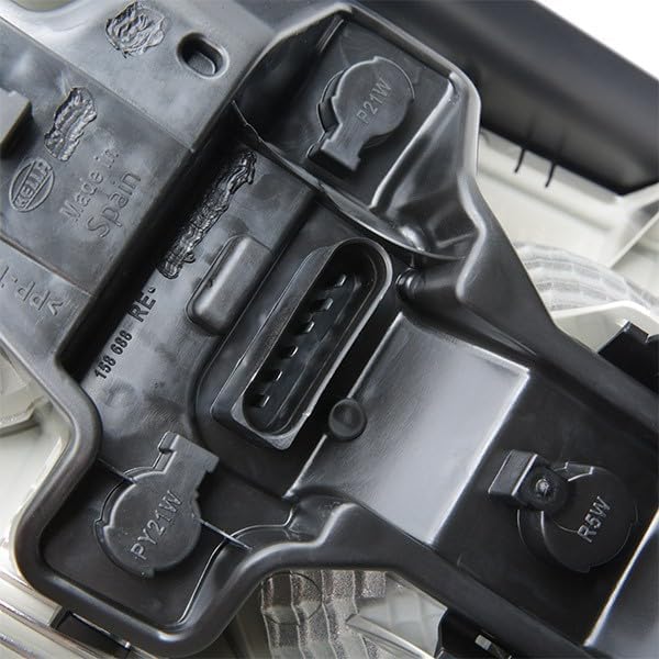 HELLA 2VP 008 759-061 Heckleuchte - Glühlampe - glasklar/rot - rechts - für u.a. VW Touran (1T1, 1T2