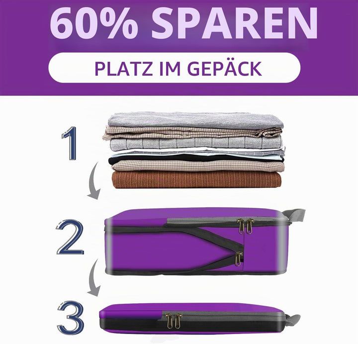 Eono Komprimierbaren Packwürfeln zur Organisation Ihres Reisegepäcks, Compression Packing Cube, Pack