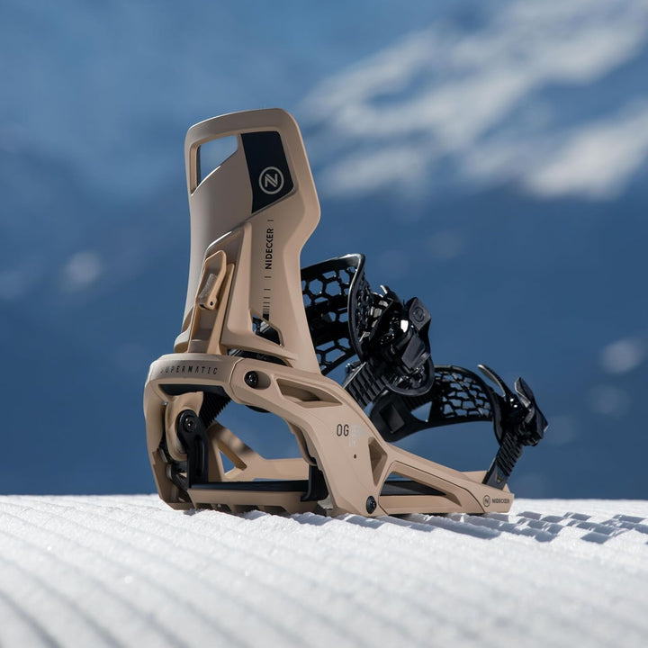 Nidecker Supermatic Snowboard – Universelle, doppelt einsteckbare automatische Bindung – Komfortabel