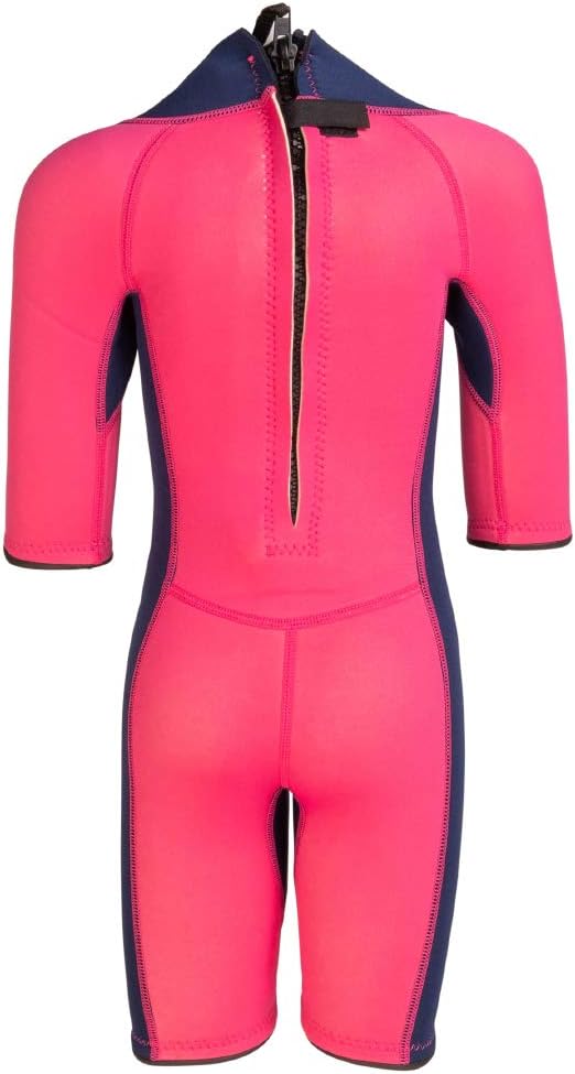 Konfidence Shortie Wetsuit Neopren Kinder Shortie Neoprenanzug PINK 9 - 10 Jahre (L)