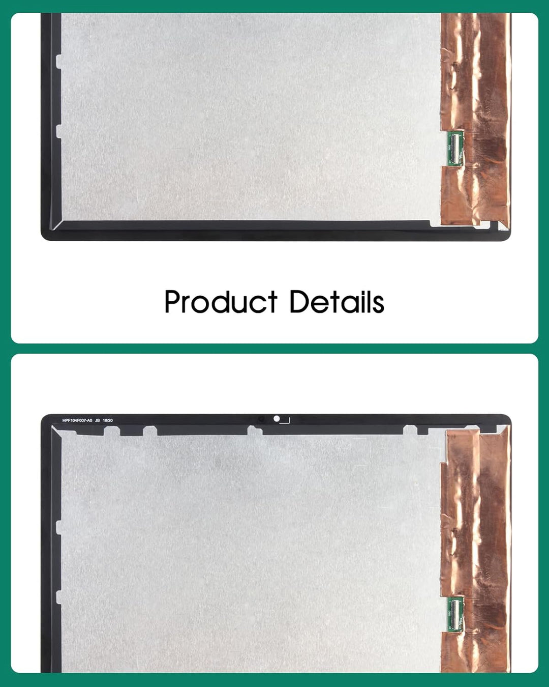 Ersatz-LCD-Bildschirm für Samsung Galaxy Tab A7 10.4 (2020) T500 LCD Display Touch Digitizer Assembl