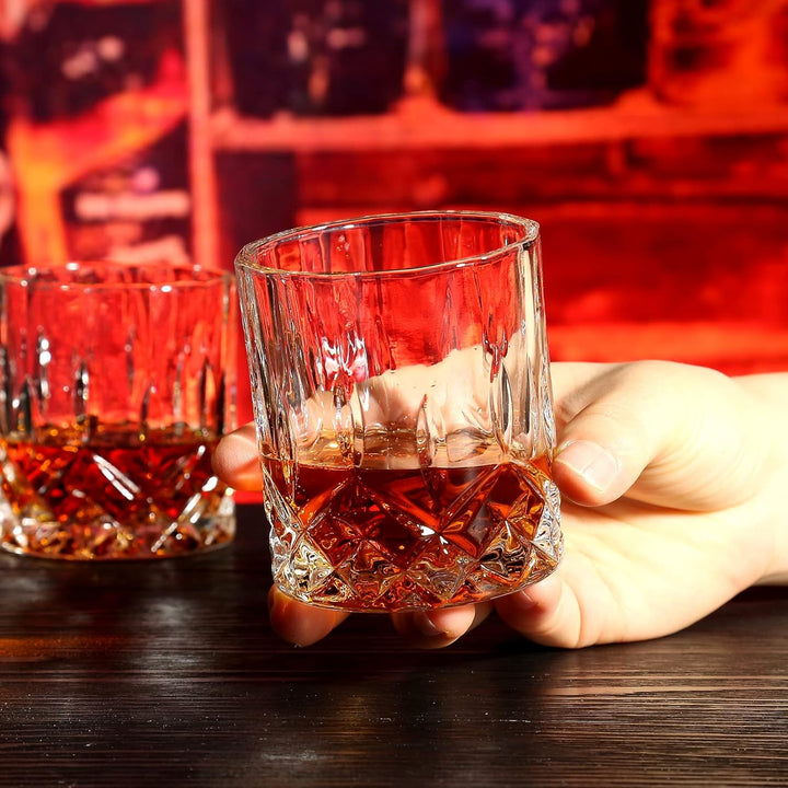 Whisiskey- Whiskey Set Geschenk -Whiskey Geschenke für männer-Whiskyglas-Set 2 Whisky -8 Whisky Stei