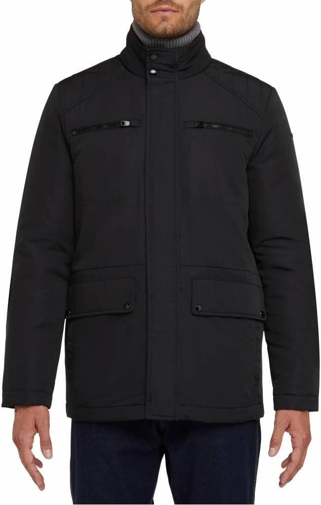 Geox Herren M Renny Jacket 46 Schwarz, 46 Schwarz