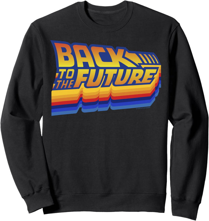 Back To The Future 35th Anniversary Retro Logo Sweatshirt