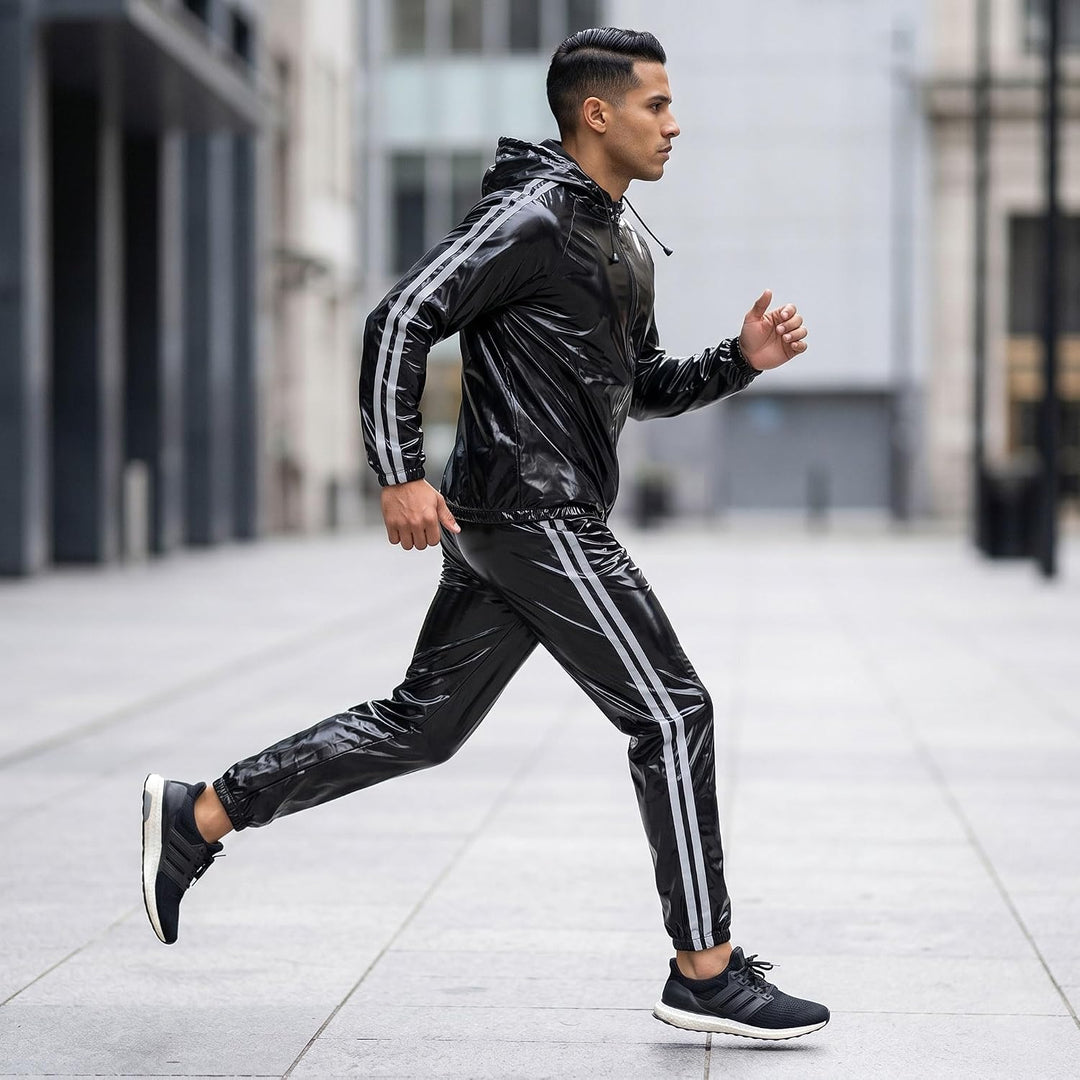 Anti-Rip Saunaanzug, Gewichtsverlust, Schwitzanzug, MMA-Training, Fitnessstudio, Jacke, Hose, Workou