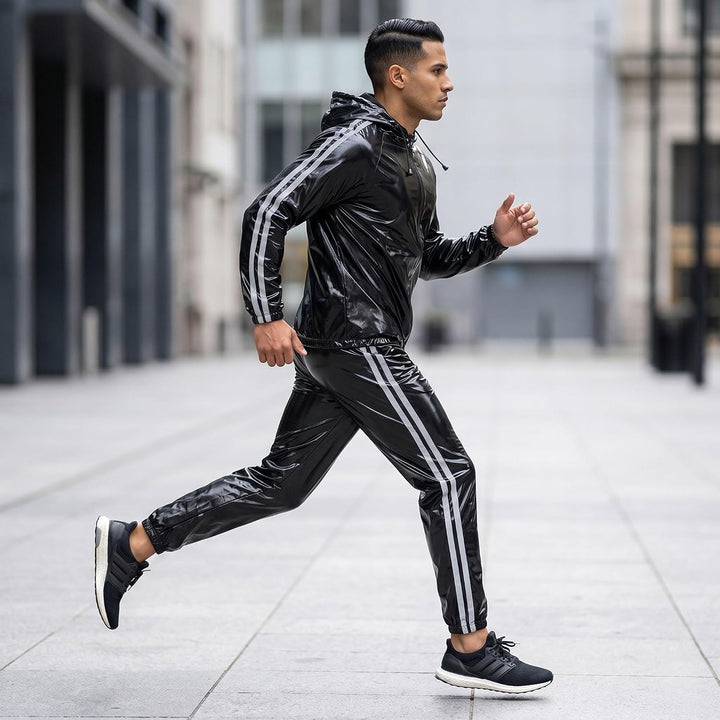 Anti-Rip Saunaanzug, Gewichtsverlust, Schwitzanzug, MMA-Training, Fitnessstudio, Jacke, Hose, Workou