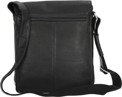 Harolds Campo Umhängetasche aus Leder 32 cm schwarz, Schwarz