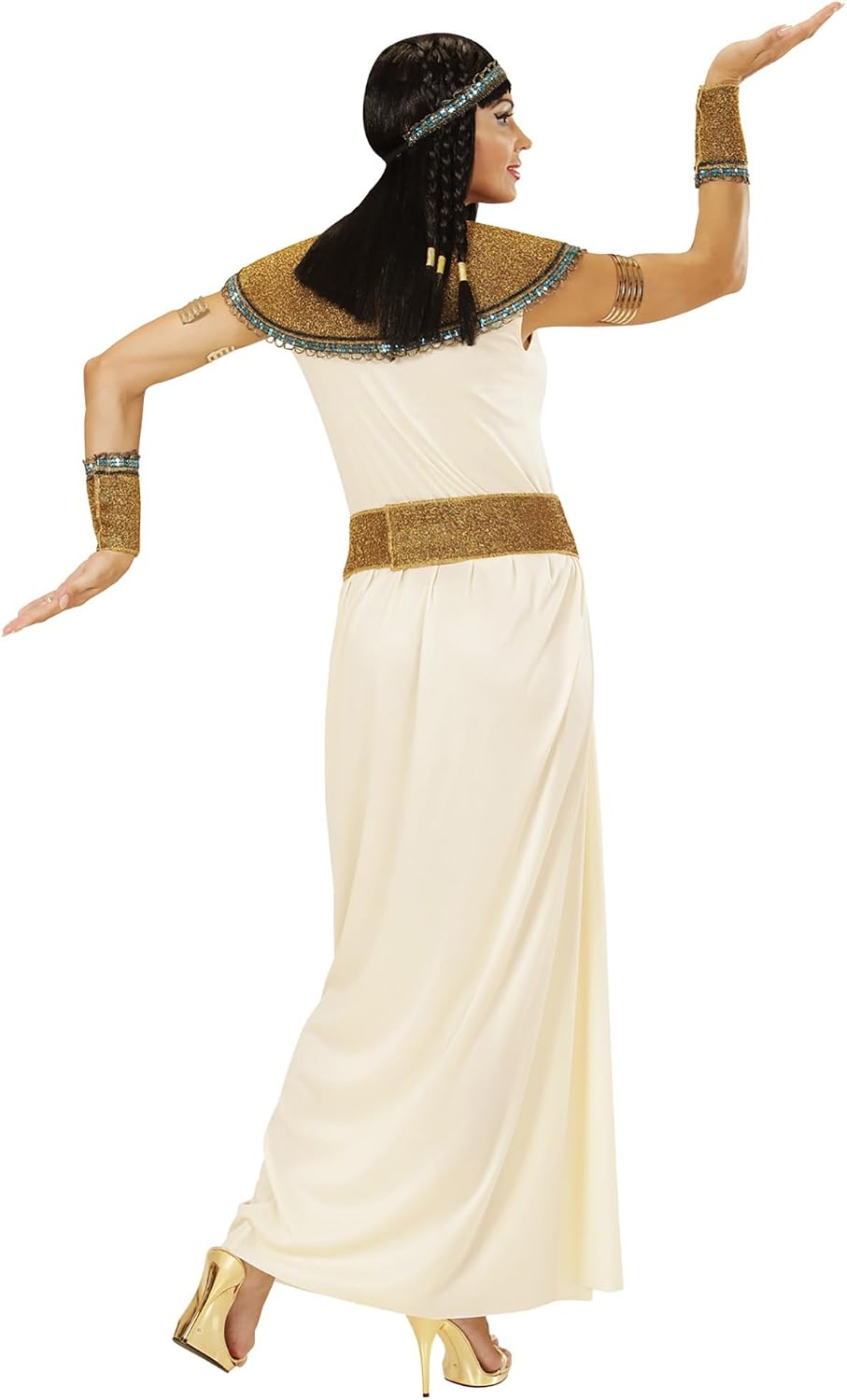"CLEOPATRA" (dress, belt, collar, cuffs, headpiece) - (S)