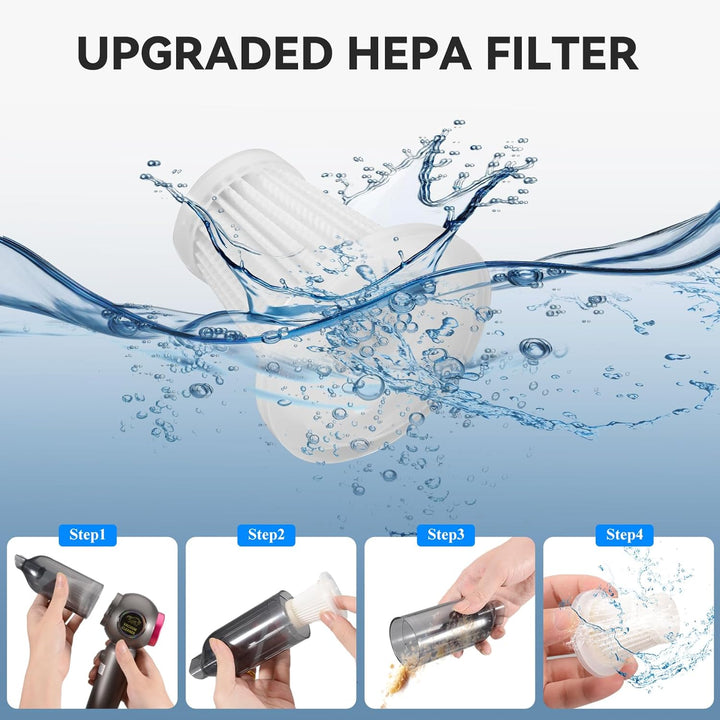 Handstaubsauger, 22000Pa Handstaubsauger Akku, Autostaubsauger mit Bürstenloser Motor, Auto Kabellos