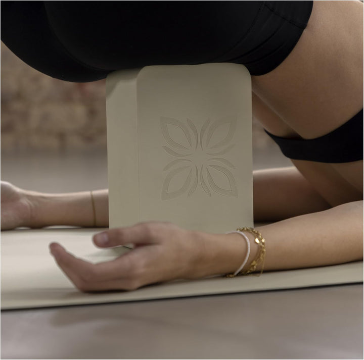 RAISE™ Yoga Block EVA 2er Set – Yogablock rutschfest & superleicht – Hochdichter Schaumstoff, stabil