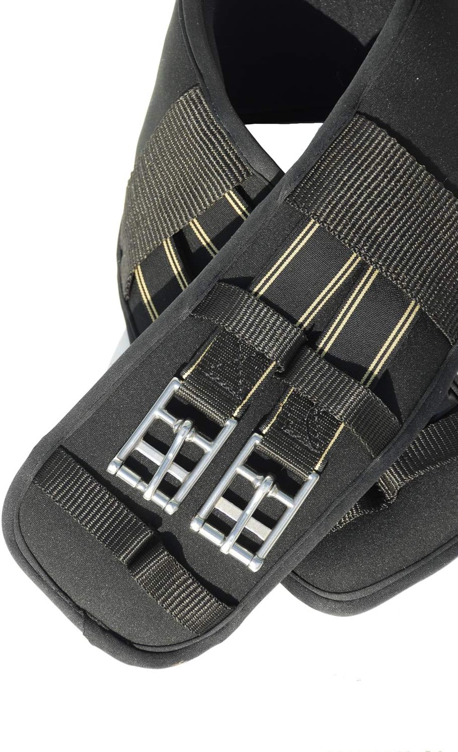 Rhinegold Dressurgurt aus Memory-Schaum Schwarz 81,3 cm (32 zoll), Schwarz 81,3 cm (32 zoll)