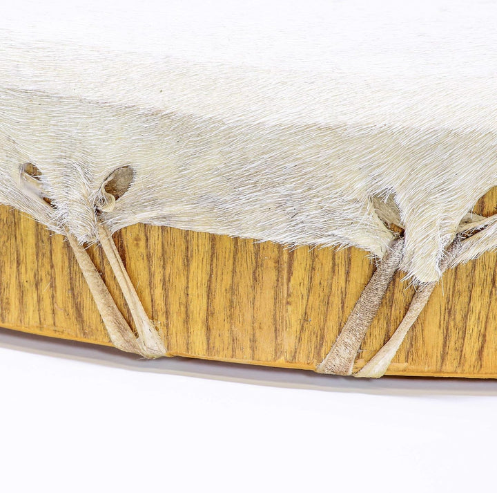 Shamandrum Ø 40 cm Rahmentrommel im mysevendo Set Rund Ziegenhaut Behaart Shaman Drum Goat Skin inkl