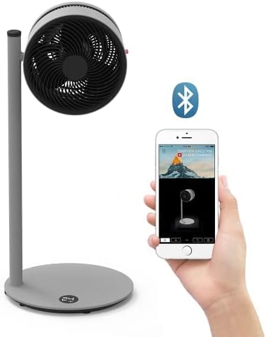 BONECO Air Shower Ventilator F225 – höhenverstellbarer Standventilator mit 32 Leistungsstufen – kipp