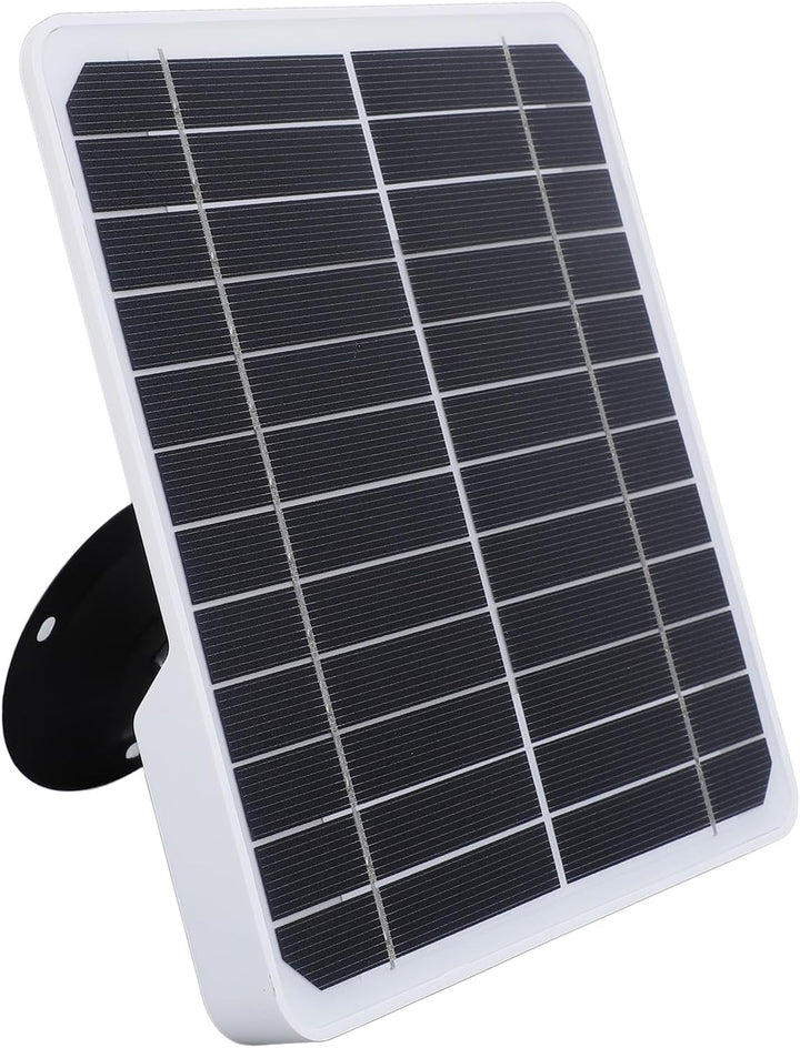 Solarpanel für Sicherheitskamera, 20W 5V Solarpanel kompatibel mit wiederaufladbarer Batterie Kamera