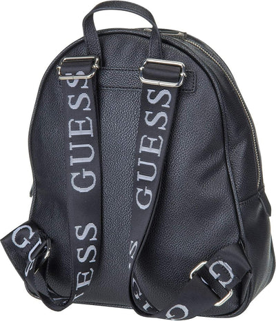 Guess Damen Vikky Backpack Hobo-Taschen, Einheitsgrösse Schwarz, Schwarz