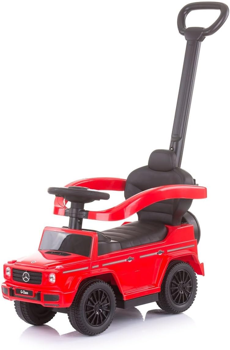 Chipolino Rutscher Mercedes Benz G350d 2 in 1 Schubstange Dach, Trittstufe rot, Rot