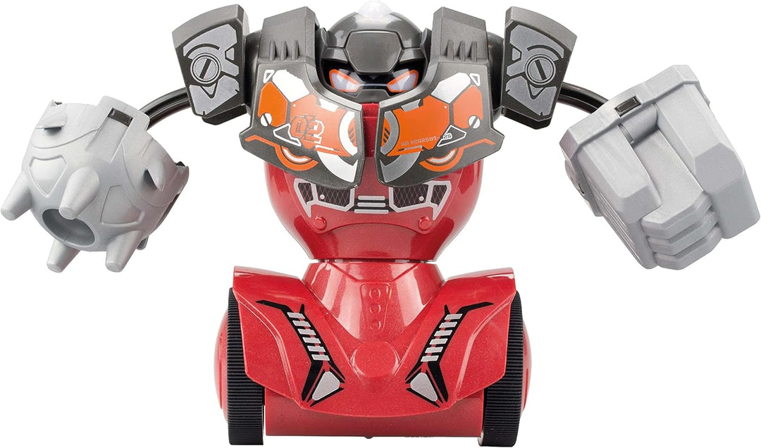 YCOO 2 x Kombat Mega-Roboter, ferngesteuert, 16 cm, austauschbare Fässe, Spielzeug mit Soundeffekten