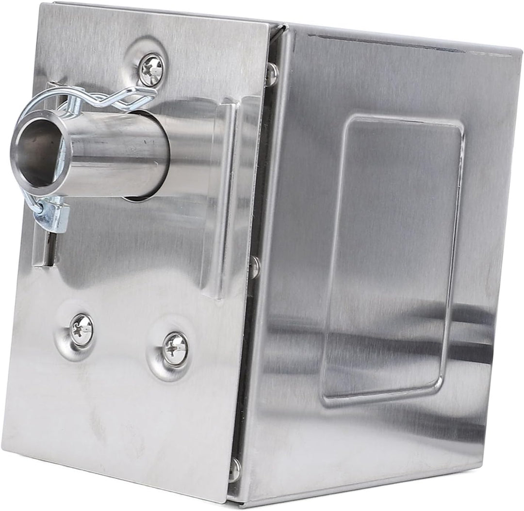 Fdit Rotisserie-Motor, 45 W Universal-Ersatzspiessmotor, Elektrischer Grillmotor aus Edelstahl für S