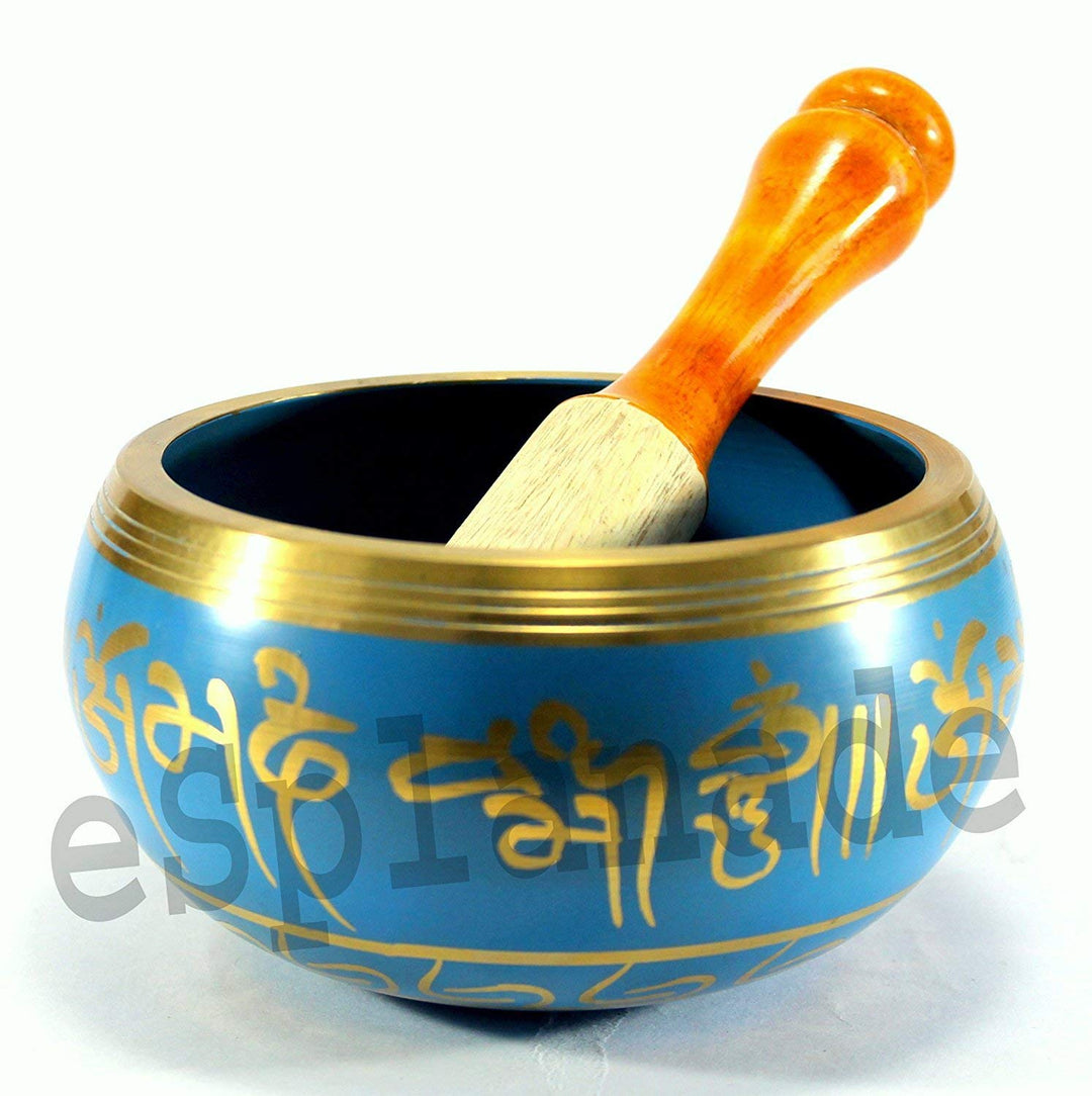 Esplanade - 10,2 cm cm - Klangschale Tibetisch-buddhistisches Gebetsinstrument mit Striker Stick | M