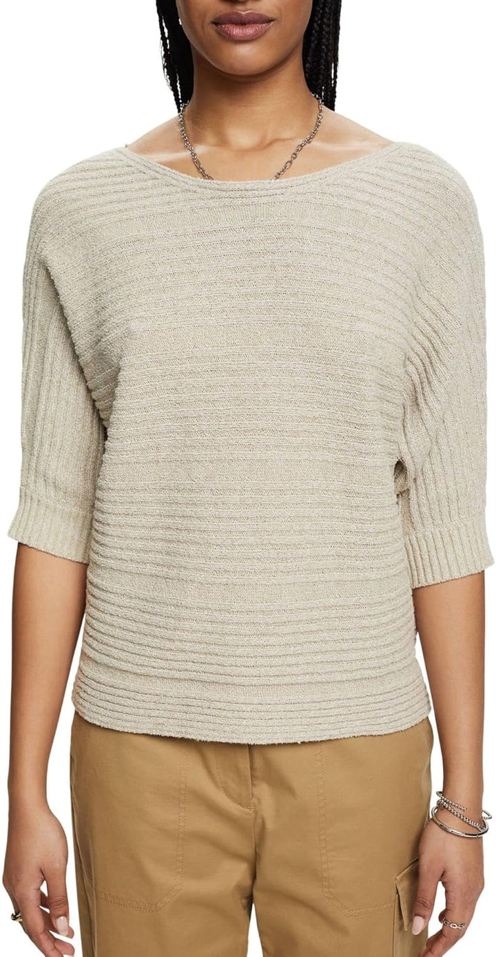 ESPRIT Damen 033ee1i307 Pullover L 339/Dusty Green 5, L 339/Dusty Green 5
