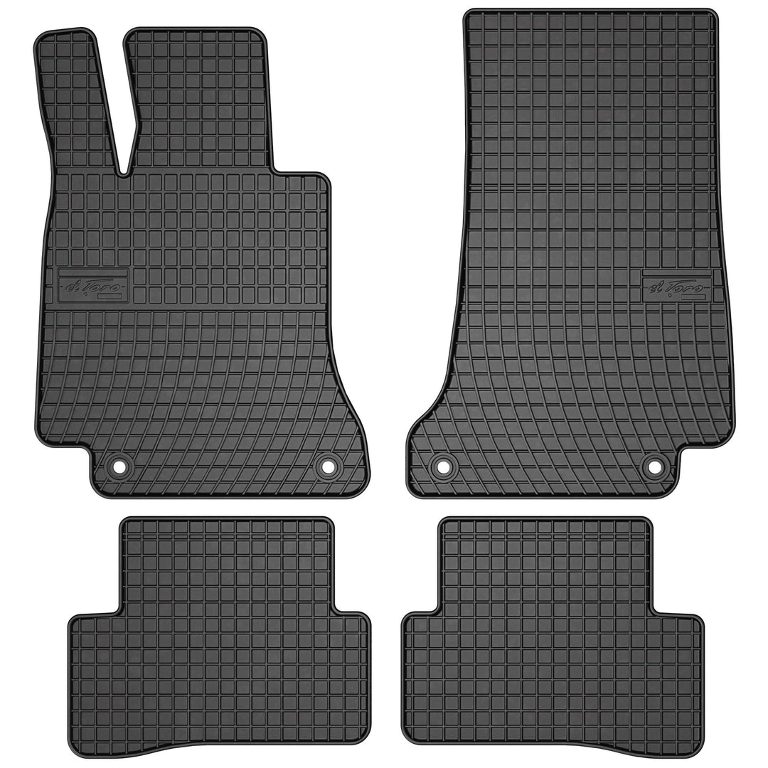 M MOTOS Gummimatten Auto Fussmatte passt für Mercedes C-Klasse W205 2014-2021 Verbessern Sie Ihren R