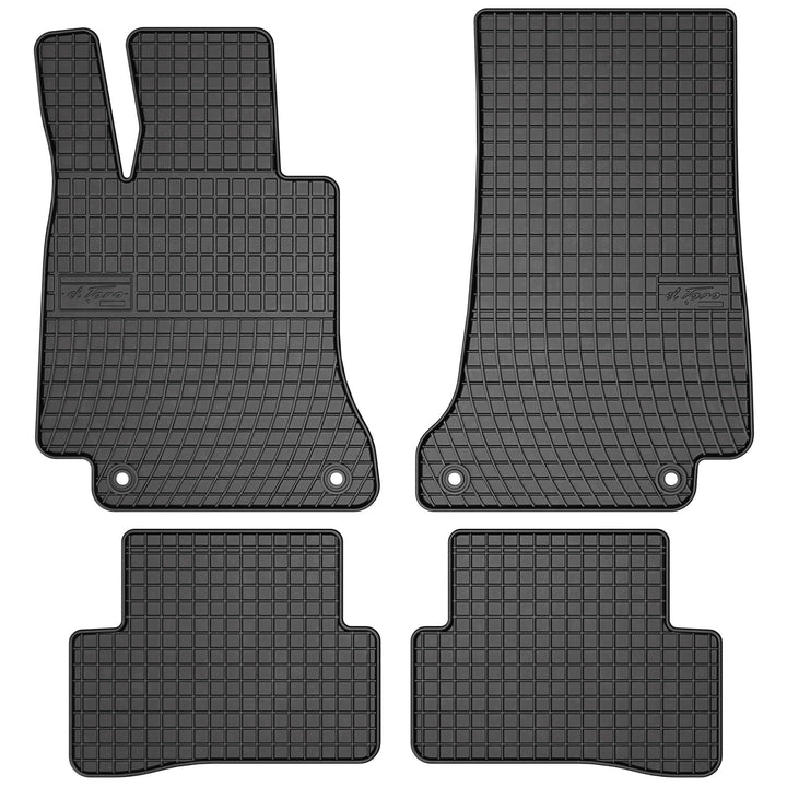 M MOTOS Gummimatten Auto Fussmatte passt für Mercedes C-Klasse W205 2014-2021 Verbessern Sie Ihren R