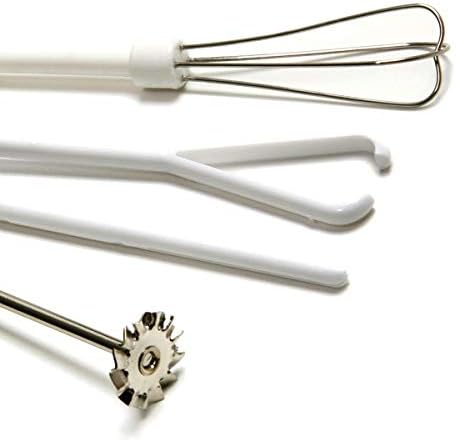 5 x Deluxe schnurloser Mini-Mixer – Mix-Peitsche, Rührmischung, Beat Getränkeschäumer