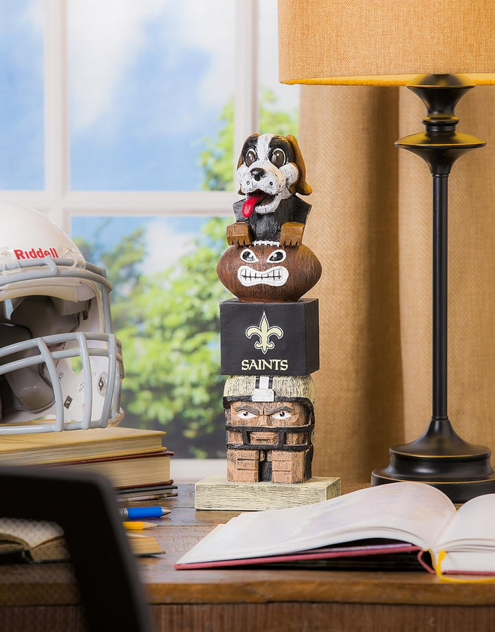 Team Sports America NFL Unisex NFL Tiki Totem New Orleans Saints 41 cm New Orleans Saints, New Orlea