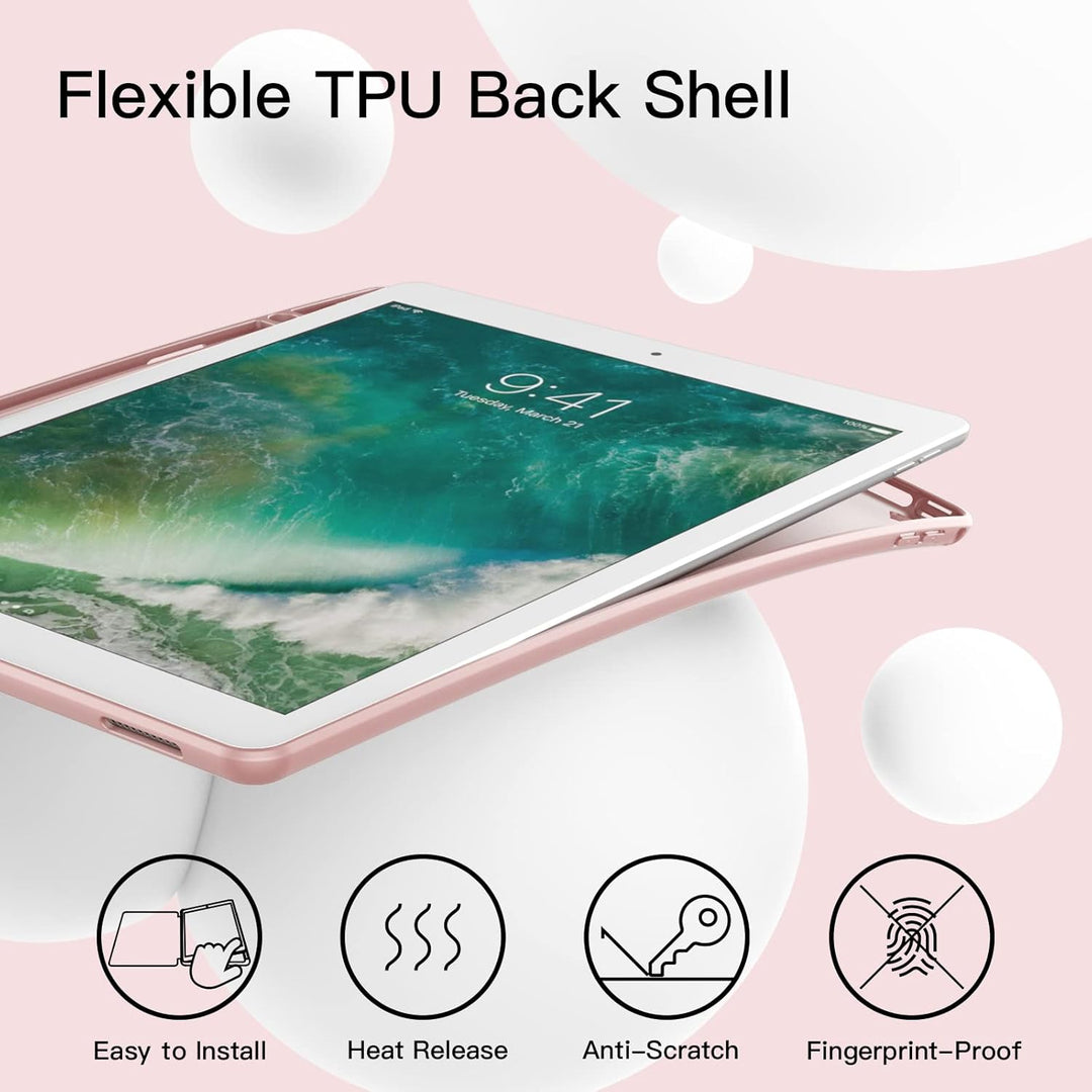 JETech Hülle für iPad Pro 12,9 Zoll (Modell 2015/2017, 1./2. Generation) mit Stifthalter, Dünne Tabl