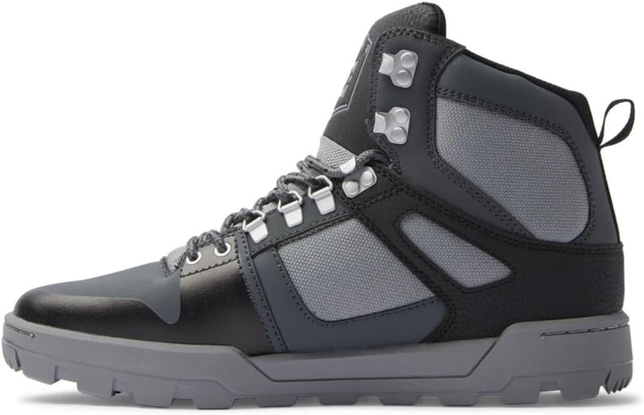 DC Shoes Herren Pure Hi Bootsschuh, 42 EU Black Grey Black