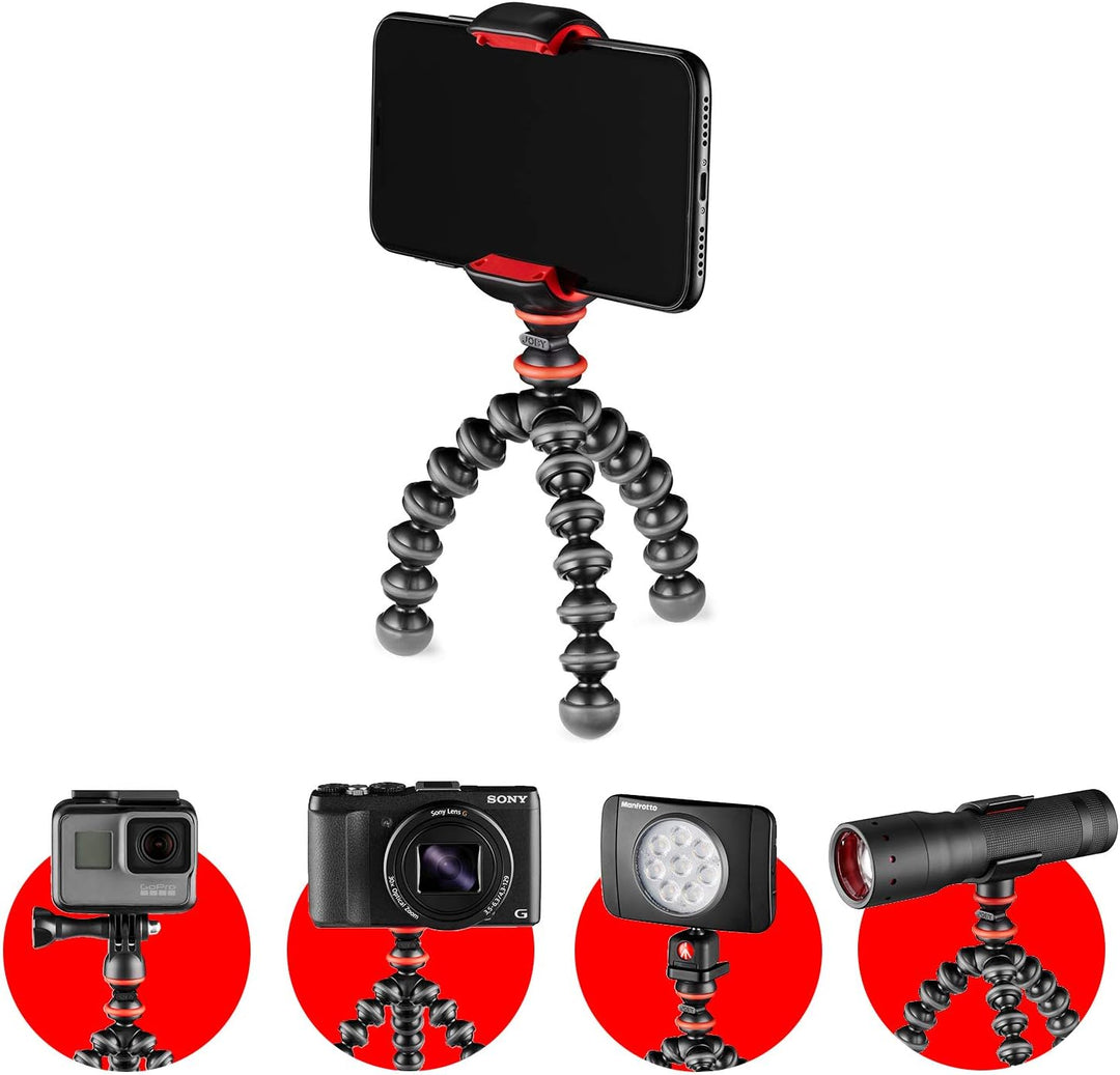 JOBY JB01506-BWW GorillaPod Magnetic 325 Flexibles Ministativ (mit Magnetfuss und integriertem Kugel