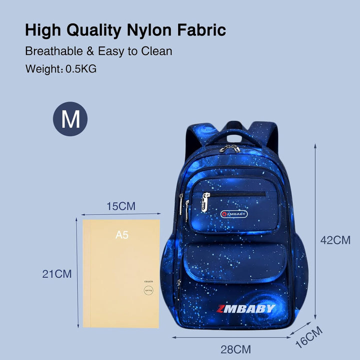 FANDARE Kinderrucksack Schulranzen Mehrfarbig Schultaschen Jungen Mädchen Schulrucksack Schultasche