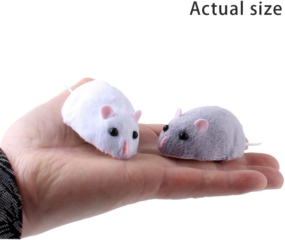 Fernbedienung Maus Katzen, RC Katzenspielzeug Simulation Plüsch Ratte mit Käse Fernbedienung, Fernbe
