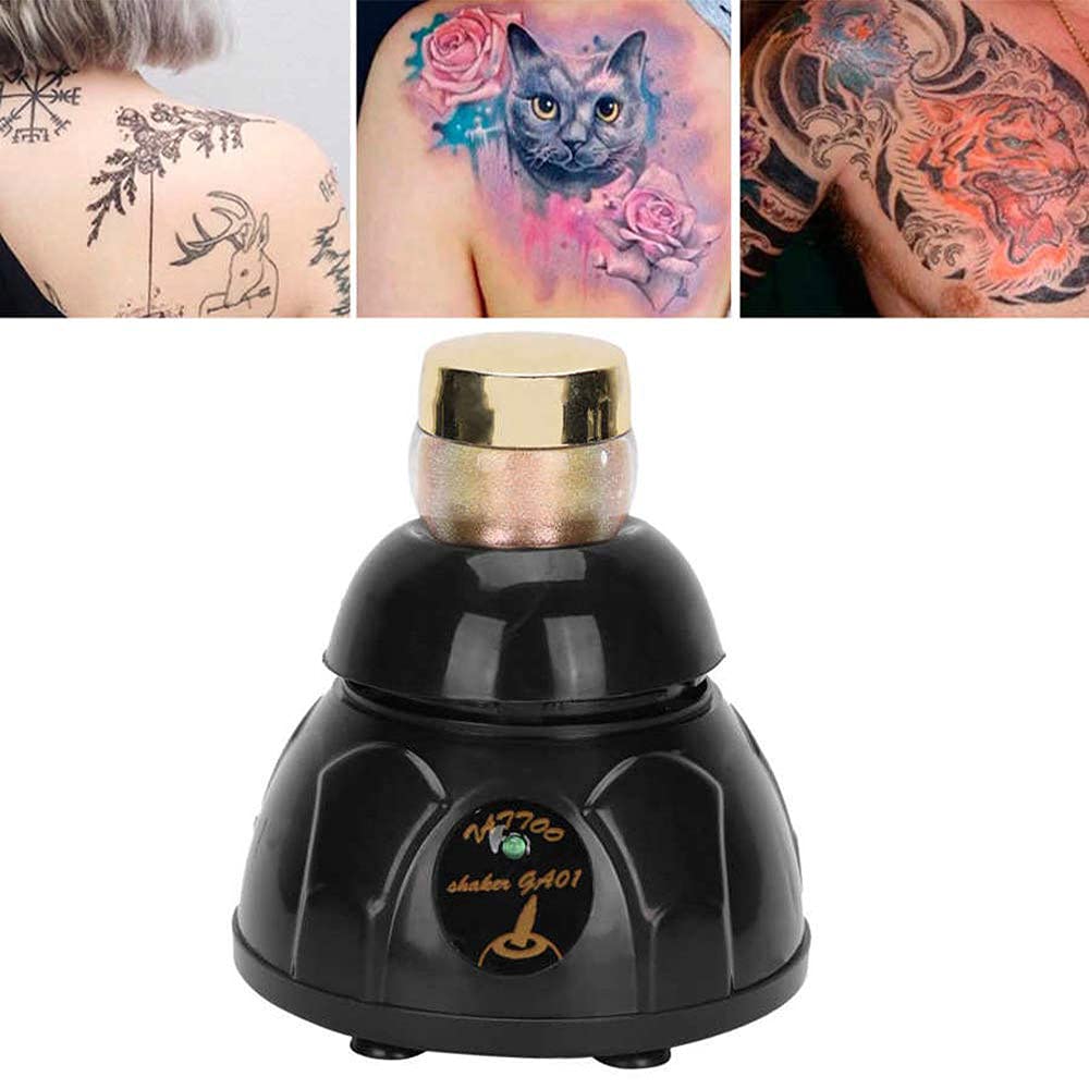 Schwarz Liquid Vortex Mixer für Nagelstudios, Maler, Tätowierer und Hobbyisten, Leistungsstarker Min