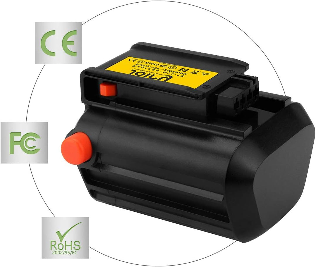 Joiry 18V 2500mAh Li-ion Batterie für Gardena BLi-18 09840-20, Accu Hedge Trimmer EasyCut Li-18/50,