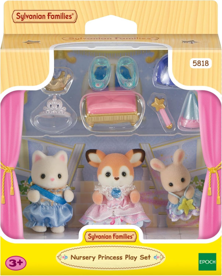 Sylvanian Families - 5818 Baby Prinzessinnen Spielset, Spielset mit Tierfigur, samtige Tierfiguren,