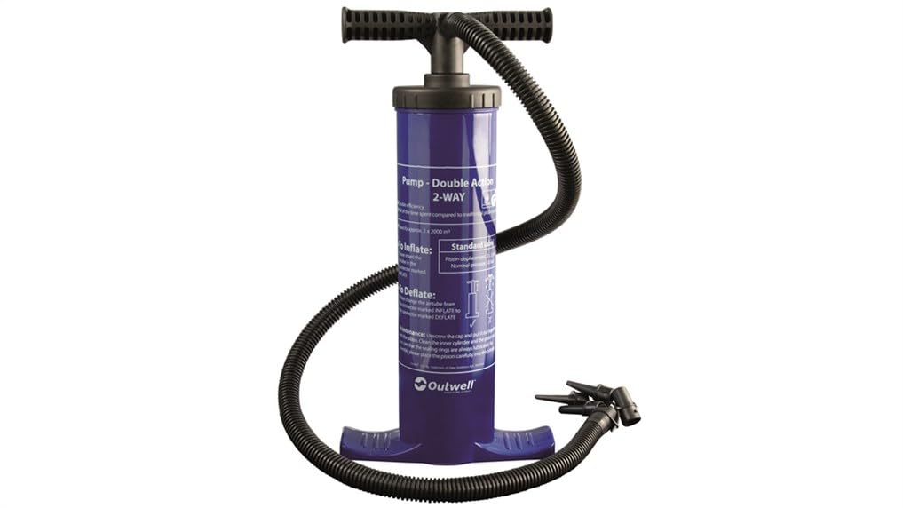 Outwell 2-Weg Kolbenpumpe, Blue, One Size, 590320