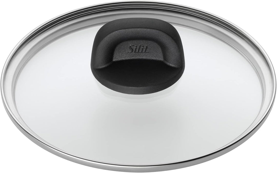 Silit Modesto Line Kochtopf klein 16cm, Glasdeckel, Bratentopf Induktion 1,3l, Silargan Funktionsker