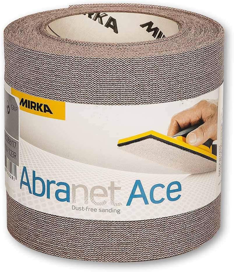 Mirka AC5BY001323R Abranet ACE x 10 m Grip Rolle P320, 115 mm