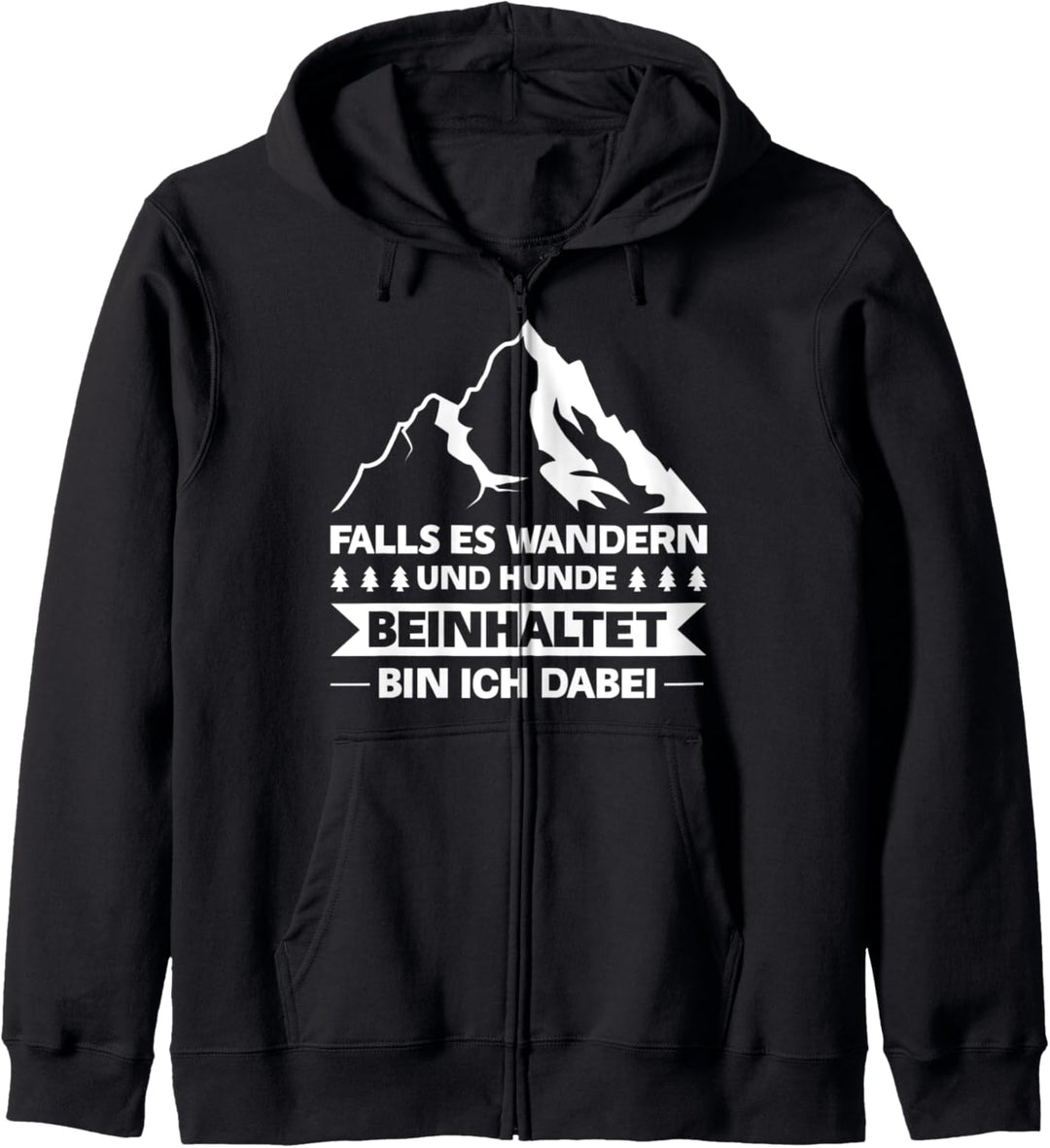 Wandern Hunde Wanderer Kapuzenjacke
