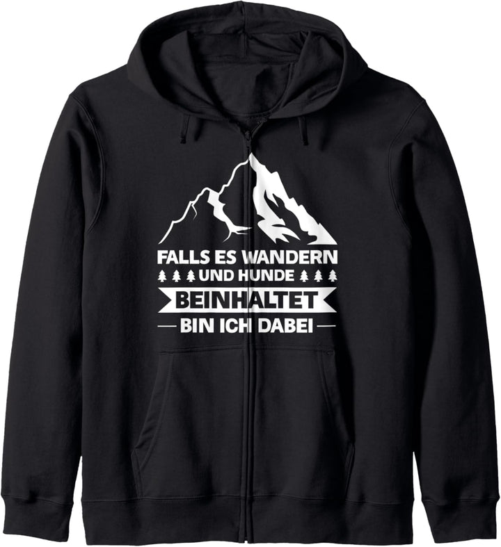 Wandern Hunde Wanderer Kapuzenjacke