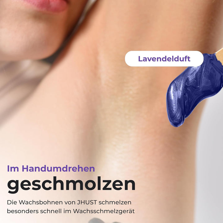 Heisswachs Perlen 1 kg – streifenfreies Warmwachs für Körper, Gesicht &amp; Intimbereich, Waxing Bohnen