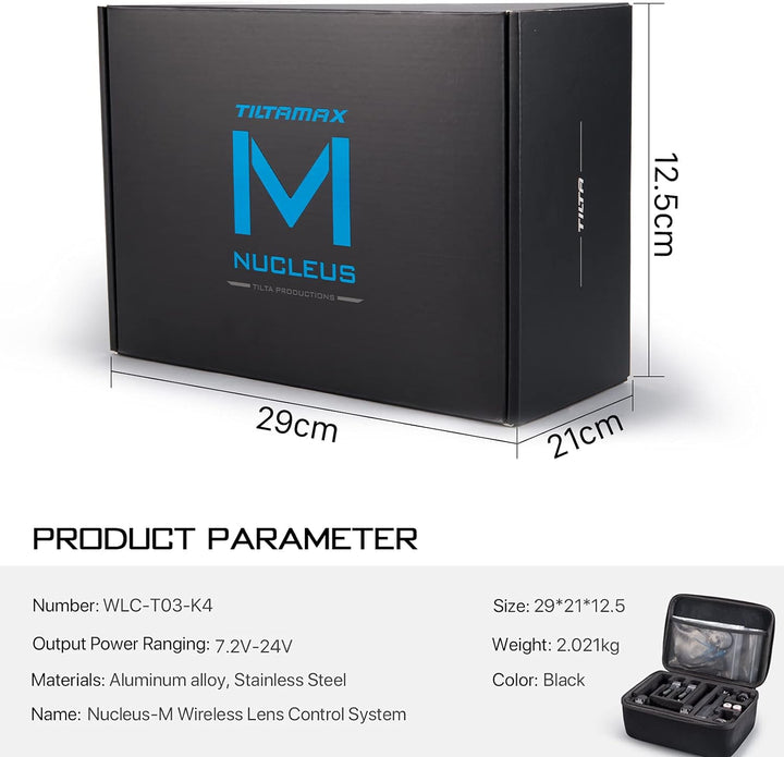 Tilta Nucleus-M Kabelloses Linsensteuerungssystem, Teilset IV (Batterien Nicht im Lieferumfang entha