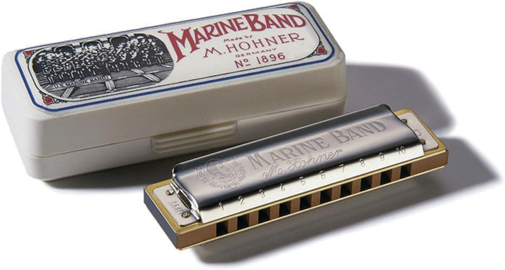 Hohner HOM1896017 Marine Band Classic in C Mundharmonika Single, Single