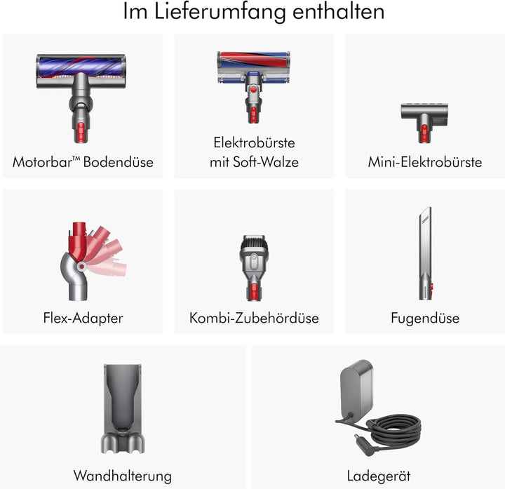 Dyson Cyclone V10 Absolute kabelloser Staubsauger (Nickel/Kupfer), V10 Absolute