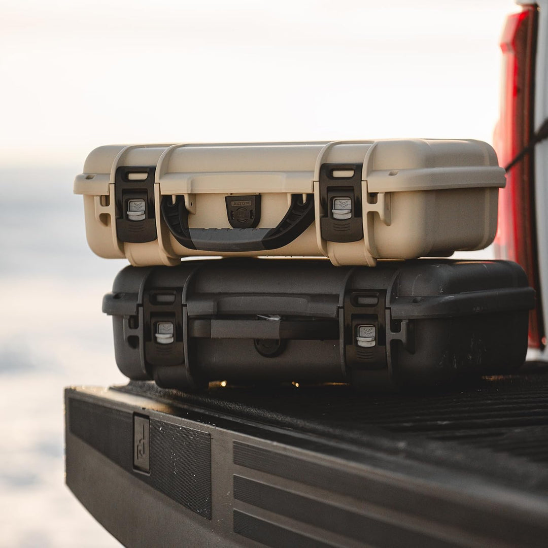 Nanuk 910 Wasserdichter Hartschalenkoffer Mit Plüschschaumeinlage - Rot Rot Cubed Foam, Rot Cubed Fo