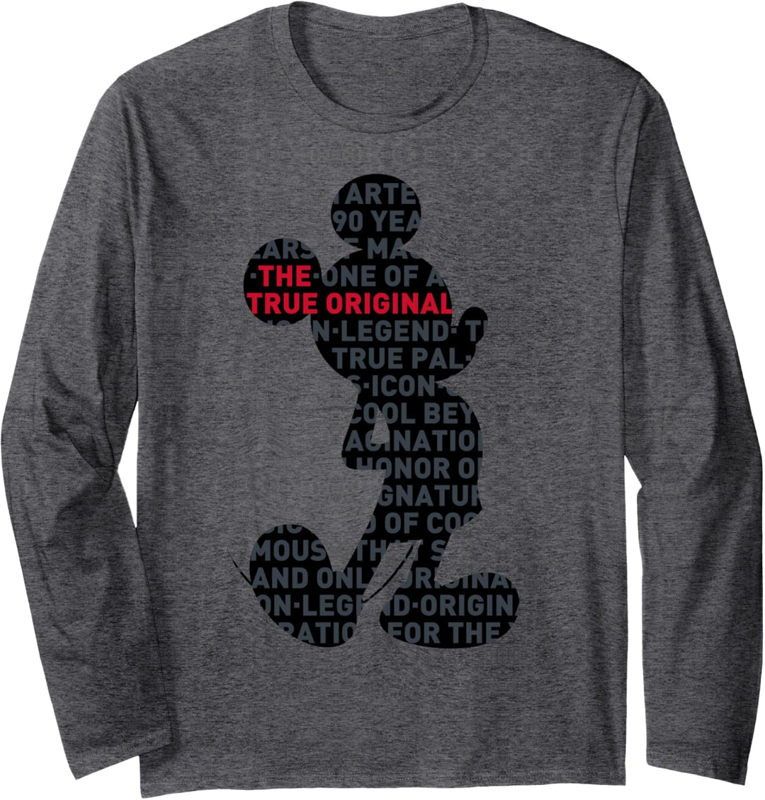 Disney Mickey And Friends Mickey & Minnie 28 Front & Back Langarmshirt