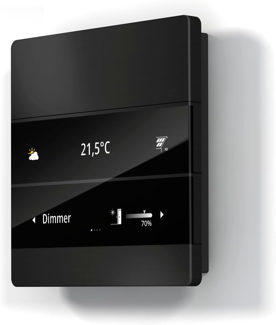 MeTa² KNX Standard Raumcontroller (Schwarz), Schwarz
